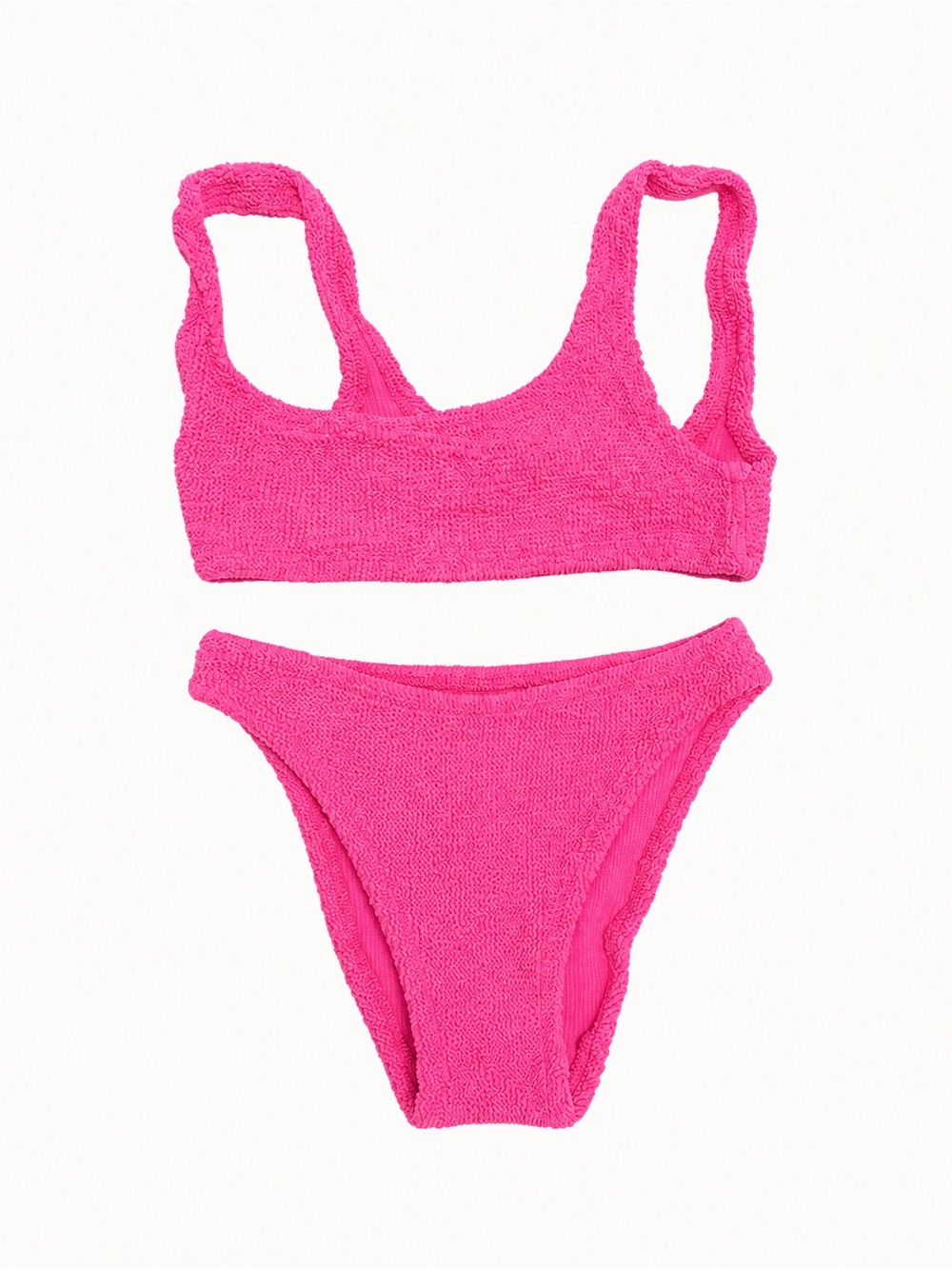 Baker Crinkle Bikini in Hot Pink